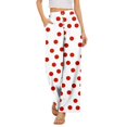 thumbnail image 1 of kaondbfi Fashion Casual Women's Wide Leg Pants High Elastic Waisted Pants Trousers with Pockets Summer Casual Pants for Women, 1 of 7