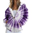 thumbnail image 1 of kaondbfi Hoodied Sweatshirts for Delicate Women Activewear Hooded Zip for Jacket Coat Printed Fall Sweatshirt Outwear with Pockets Womens Summer Fashion Sweat Shirts, 1 of 7