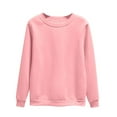 thumbnail image 1 of kaondbfi Hoodless Sweatshirts for Elegant Women Lightweight Winter Long Sleeve Tops Casual Crew Neck Jumper Shirt Womens Summer Fall Fashion Tops, 1 of 5