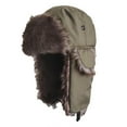 thumbnail image 1 of kaondbfi Outdoor Travel Essentials Accessories Beanie Hats for Women and Men Winter Cycling Warm Winter Windproof Ear Protector Caps Cold Proof Windscreen Hat Cotton Lei Feng Hat, 1 of 3