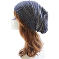 thumbnail image 1 of kaondbfi Outdoor Travel Essentials Accessories Berets for Women and Men Knitted Oversize Baggy Beanie Warm Winter Hat Long Beanie Hats Ski Chic Cap Fresh Fashion, 1 of 4