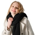 thumbnail image 1 of kaondbfi Outdoor Travel Essentials Accessories Scarf for Women and Men Warm Winter Scarf Unisex Polyester Fleece Scarf Multi Color Cold Weather Neck Scarves, 1 of 3