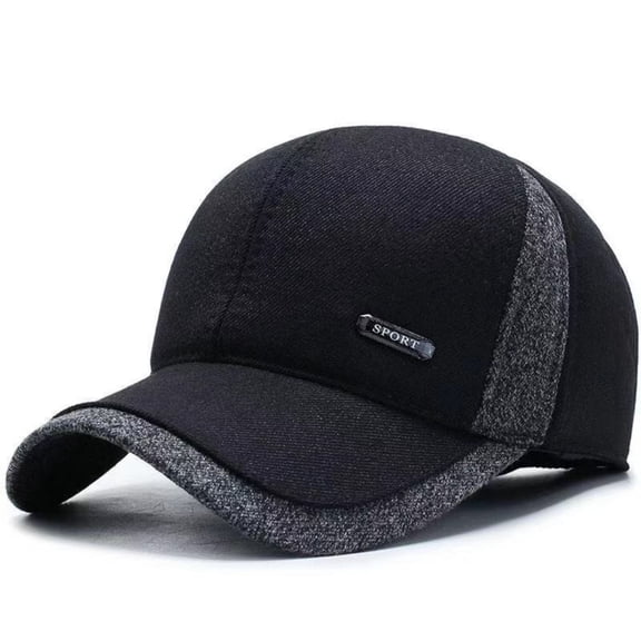 kaondbfi Outdoor Travel Essentials Clothing Accessories Beanie Hats for Men Old Hat Autumn and Winter Baseball Cap Middle and Elderly Warm Dad Earmuffs Thickened Old Cap