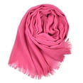 thumbnail image 1 of kaondbfi Summer Essentials Accessories Shawl Wraps for Women Girls Soft Tassel Scarf Wraps Evening Party Dress Bride Bridesmaid Shawl for Wedding Solid Color Long Scarf Wraps, 1 of 4