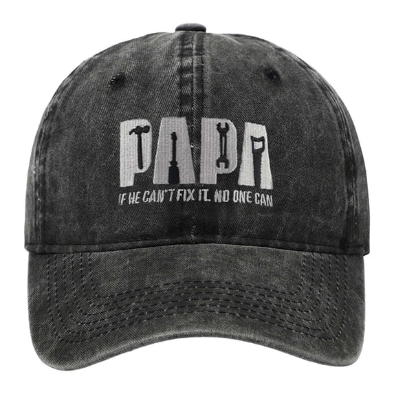 kaondbfi Summer Outdoor Essentials Accessories Baseball Caps for Men Father's Day Hats Beautifully Washed Deformed Baseball Cap Dad Embroidery Pig t Dyed Profile Cotton Cap
