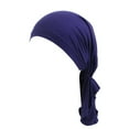 thumbnail image 1 of kaondbfi Summer Outdoor Essentials Accessories Bucket Hats for Women Fashion Reversible Adjustable Beading Braid Hat Muslim Ruffle Cancer Wrap Cap Sleep Caps Satin Lined Hair Bonnets, 1 of 4