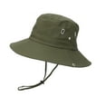 thumbnail image 1 of kaondbfi Summer Outdoor Travel Essentials Accessories Baseball Caps for Women and Men Bucket Hat Wide Brim Sun Hat Boonie Hats Fishing Hiking Outdoor Hats Features:, 1 of 3
