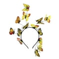 thumbnail image 1 of kaondbfi Summer Outdoor Travel Essentials Accessories Headbands for Women and Men Bride Butterfly Photo Hair Hoop Hair Ornament, 1 of 4