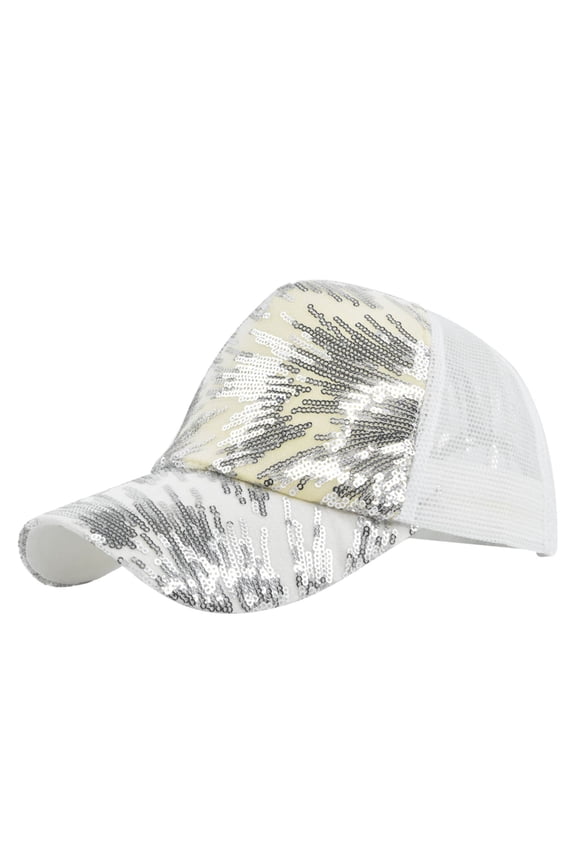 Summer Outdoor Travel Essentials Accessories Visor Hats for Women and Men Outdoor Sequins Trend Fashion Casual Caps Travel Holiday Sports Baseball Caps