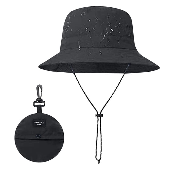 kaondbfi Summer Outdoor Travel Essentials Clothing Accessories Bucket Hats for Men Quick Drying Fisherman Hat Collectable Basin Hat Thin Outdoor Cycling Foldable Sunshade Hat