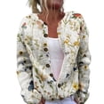 thumbnail image 1 of kaondbfi Sweaters for Delicate WomenOpen Front Cardigan Chunky Long Sleeve Plus Size Button Up Fall Trendy Blouse Womens Pullover Tops, 1 of 4