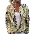 thumbnail image 1 of kaondbfi Sweaters for Elegant WomenOpen Front Cardigan Chunky Long Sleeve Plus Size Button Up Fall Trendy Blouse Womens Pullover Tops, 1 of 4