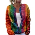 thumbnail image 1 of kaondbfi Sweaters for Graceful WomenOpen Front Cardigan Chunky Long Sleeve Plus Size Button Up Fall Trendy Blouse Womens Pullover Tops, 1 of 4