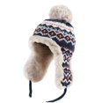 thumbnail image 1 of kaondbfi Women's Outdoor Travel Essentials Accessories Beanie Hats for Women Knitted Hat with Bobble Winter Hat Warm Windproof Thickened Ski Hat Double Layer Lined Beanie Hat, 1 of 9