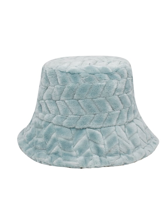 Women's Outdoor Travel Essentials Accessories Bucket Hats for Women New Trend Plush Fishing Cap Basin Cap Autumn and Winter Warm Hat Ladies Outdoor Fashion Sun Hat