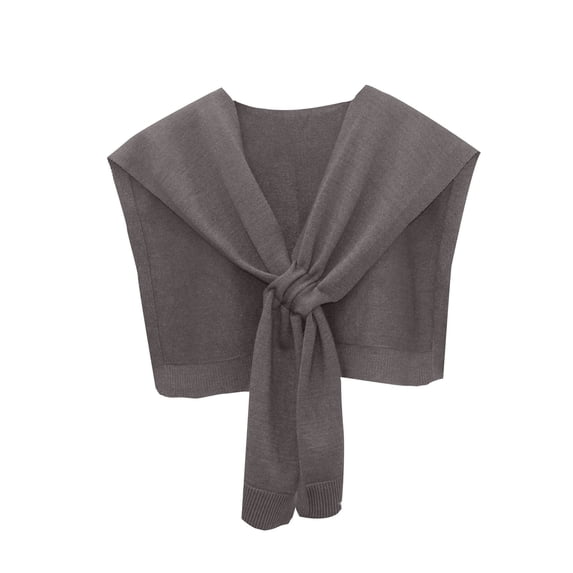 kaondbfi Women's Outdoor Travel Essentials Accessories Shawl Wraps for Women Solid Color Small Shawl In Autumn and Winter Versatile Casual Shoulder Trendy Knitted Yarn Scarf