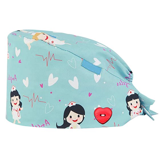 kaondbfi Women's Summer Outdoor Travel Essentials Accessories Baseball Caps for Women Fashion Printed Button Work Hat Casual Unisex Scrub Cap
