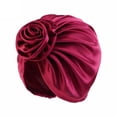 thumbnail image 1 of kaondbfi Women's Summer Outdoor Travel Essentials Accessories Baseball Caps for Women Muslim Turban Flowers Hair Bonnet Head Scarf Wrap Cover, 1 of 4