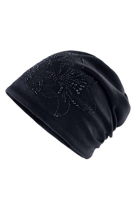 Women's Summer Outdoor Travel Essentials Accessories Beanie Hats for Women Velvet Knitted Pullover Cap Double Layer Warm Pullover Cap Pile Cap