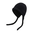 thumbnail image 1 of kaondbfi Women's Summer Outdoor Travel Essentials Accessories Beanie Hats for Women Wool Knitted Cap Solid Color Knitting Wool Cap Braid Ear Plus Warm Hat, 1 of 6