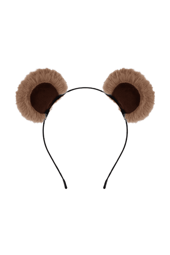 Women's Summer Outdoor Travel Essentials Accessories Headbands for Women Brown Ears Headband Ears Headband Cute Clothing for Festival Dress Up Movable Ears Headband