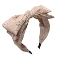 thumbnail image 1 of kaondbfi Women's Summer Outdoor Travel Essentials Accessories Headbands for Women Printed Bow Tie Hair Band Headband Cross Tie Headband Hair Band Hoop, 1 of 2