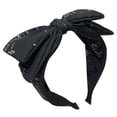 thumbnail image 1 of kaondbfi Women's Summer Outdoor Travel Essentials Accessories Headbands for Women Printed Bow Tie Hair Band Headband Cross Tie Headband Hair Band Hoop, 1 of 2