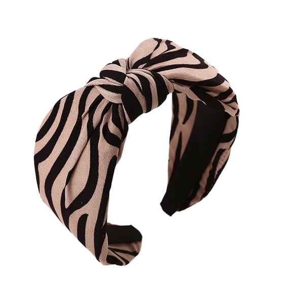 kaondbfi Women's Summer Outdoor Travel Essentials Accessories Headbands for Women Print Headband Elastic Head Wrap Hair Band Bandana Headband