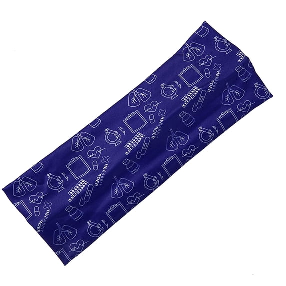 kaondbfi Women's Summer Outdoor Travel Essentials Accessories Headbands for Women Print Headband Elastic Head Wrap Hair Band Bandana Headband