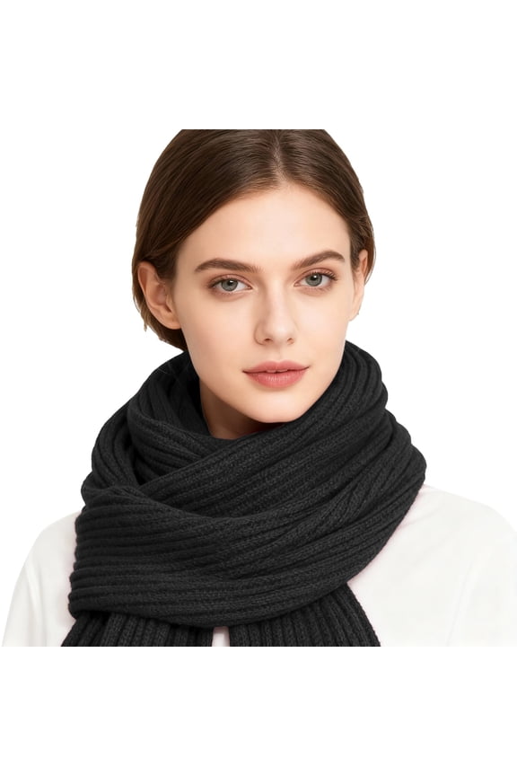 Women's Summer Outdoor Travel Essentials Accessories Scarf for Women Ladies' Classic Knitted Houndstooth Warm Scarf Fashionable Vertical Striped and Personalized Scarf