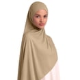 thumbnail image 1 of Kaondbfi Women's Summer Fashion Silk Scarves Cotton Hijab Women's Headscarf Quality 180 X 55 Cm Soft Breathable and Opaque, 1 of 5