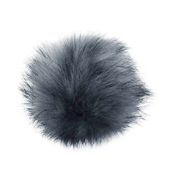 kaondbfi Women's Summer Outdoor Travel Essentials Accessories Visor Hats for Women DIY Knitting Hats Accessires- Fake Fur Pom Pom Ball with Press Button