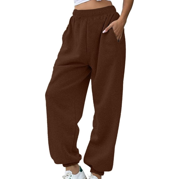 kaondbfi Women's Sweatpants Petite Length Pockets Pants Casual Workout Athletic Joggers Drawstring Waist