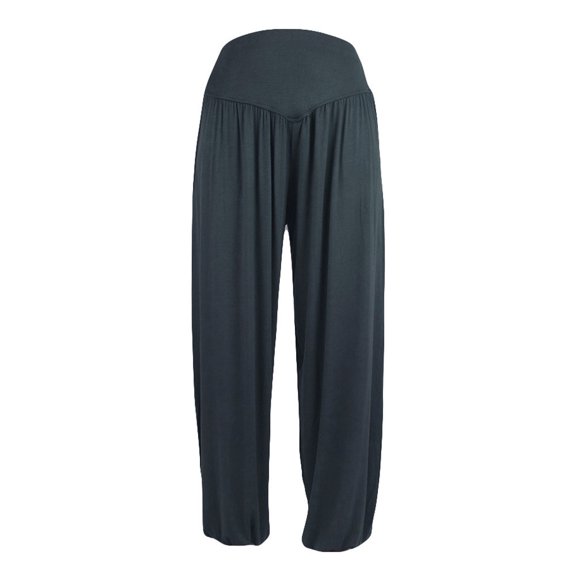 kaondbfi Womens Elastic Loose Casual Cotton Soft Yoga Sports Dance Harem Pants Summer Yoga Pants for Women