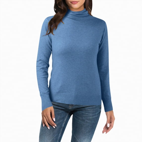 kaprioy Essentials Women's Regular-Fit Plus Size Long-Sleeve Crewneck T-Shirt Womens Long Sleeve Base Tshirts
