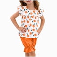 thumbnail image 1 of kaprioy Toddler Girl Clothes Toddler Baby Girl Summer Clothes Outfit Print T Shirt Top Jogger Pants Short Set Infant Girl Clothes 6 12 18 24 months 2T 3T 4T, 1 of 6