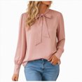thumbnail image 1 of kaprioy Women's Button Down Shirts Classic Fit Dress Shirt Work Business Casual Long Sleeve Blouse Tops Womens Workout Shirts Business Tops for Women, 1 of 7