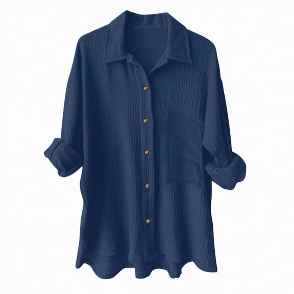 kaprioy Womens Corduroy Button Down Shirts Boyfriend Long Sleeve Oversized Blouses Tops Women Elegant Blouse Aesthetic Shirt Cotton Sports Suit Oversize Leisure Shirt Long Sleeve Tunic Long Shirt
