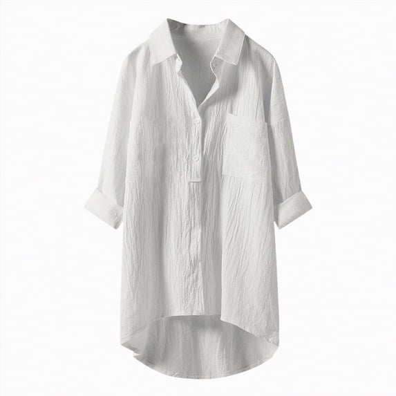 kaprioy Womens Corduroy Button Down Shirts Boyfriend Long Sleeve Oversized Blouses Tops Women Elegant Blouse Aesthetic Shirt Cotton Sports Suit Oversize Leisure Shirt Long Sleeve Tunic Long Shirt