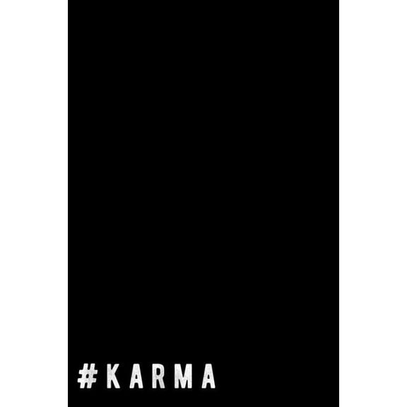 #karma Notebook white: Notebook graph paper 120 pages 6x9 perfect as math book, sketchbook, workbook and diary for good people (Paperback)