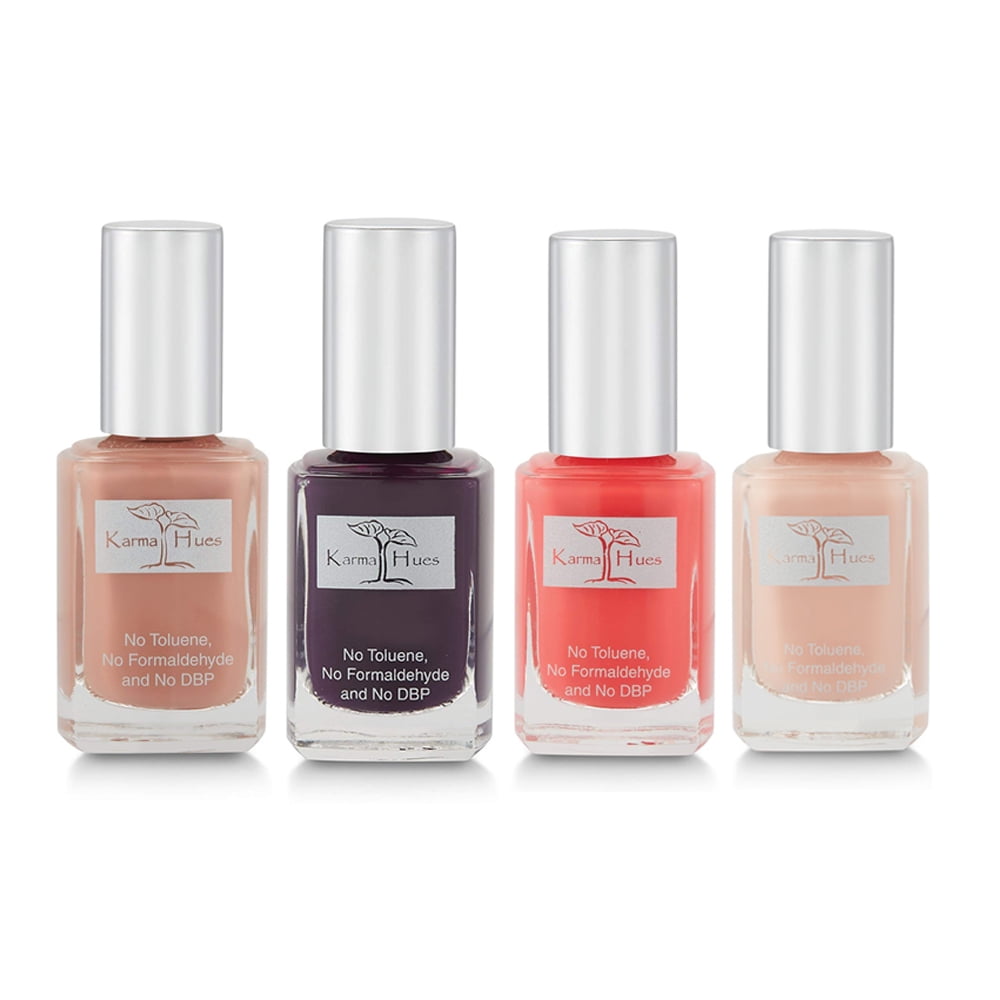 karma Organic beautiful Combination of Natural Nail Polish-Non-Toxic Nail Art, Vegan and Cruelty-Free Nail Paint