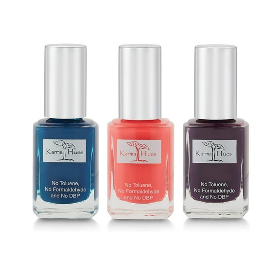 karma Organic beautiful Combination of Natural Nail Polish-Non-Toxic Nail Art, Vegan and Cruelty-Free Nail Paint