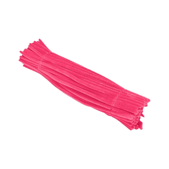 karymi 100 Pcs Assorted Color Pipe Cleaners for DIY Arts Crafts, 12 Inch Long 6mm Diameter Chenille Stems for School Projects Decorations, Bendable Twistable Fuzzy Wires Bedroom Decor