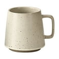 thumbnail image 1 of karymi 14 oz Japanese Style Ceramic Coffee Mug with Handle, Insulating Tea Cup for Hot Cold Drinks, Ergonomic Design, 4.33 Inches Tall Gifts for Women House Decor Gift Ideas, 1 of 5