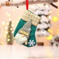 thumbnail image 1 of karymi 1Pcs Linen Cartoons Christmas Socks Christmas Gift Bags Christmas Tree/fireplace/window/staircase Decorative Pendants Gift Ideas Weekly Deal Weekly Deal Savings Week, 1 of 6