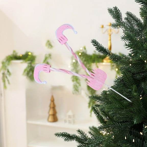karymi 22.83in Christmas Tree Cuttings Plastic Insert Branches Pink Red Green Colors for Tree Top Filling and Holiday Decor Bedroom Decor up to 70% off