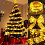 karymi 300cm Christmas Ribbon LED Light String Christmas Tree Decoration Lights Christmas Festive Atmospheres Lights Christmas Party Decorations Best Sellers Best Sellers Big Savings