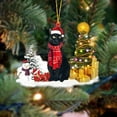 thumbnail image 1 of karymi Acrylic Christmas Tree Pet Ornament 2.75x3.15 Inch Hand-Painted Cats Design Hanging Decoration Bedroom Decor Savings Week Savings Week Limited Time Deal, 1 of 3