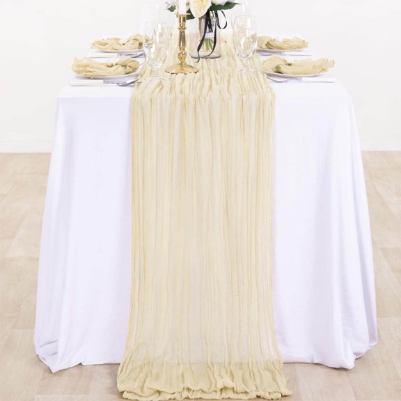 karymi Americans Pleated Gauze Table Flag Wedding Party Table Decoration Holiday Rustics Style Table Flag Table Runner Family Gifts Party Favors