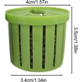 thumbnail image 1 of karymi Aquarium Plants Holder Set of 4 Small Porous ABS Pots for Water Plants Sinking Stable Fish Tank Decoration Corner Pond Shelf Decor Gift Ideas Womens Gifts Birthday Gifts, 1 of 6